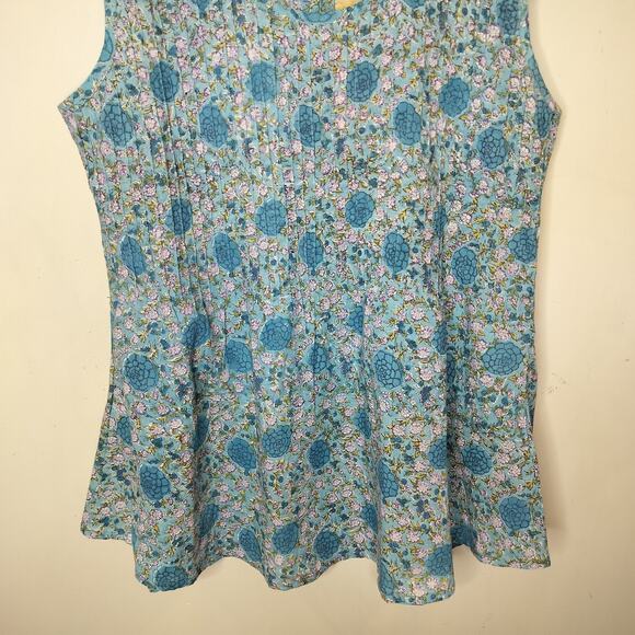 Fab India Floral Cotton Top Tank - Picture 3 of 10
